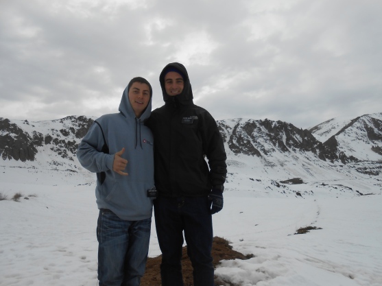 Max and Elder Boelter in the Andes